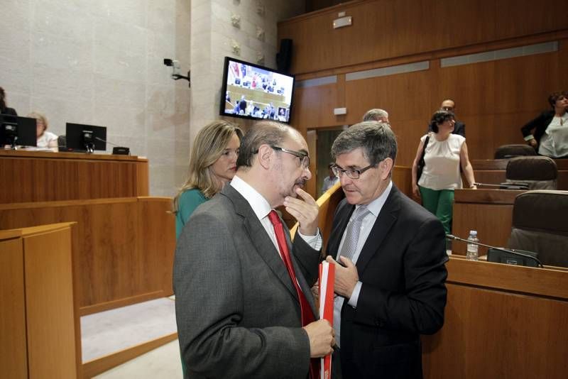 Pleno de investidura en las Cortes de Aragón