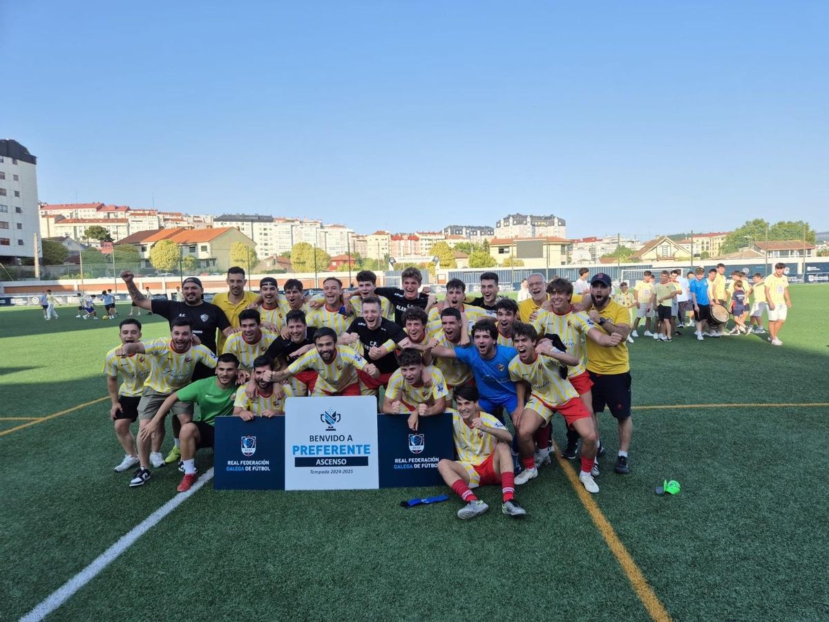 La plantilla del ascenso.