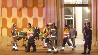 Una explosión en un acto científico causa 15 heridos en la Casa de Cultura de Girona