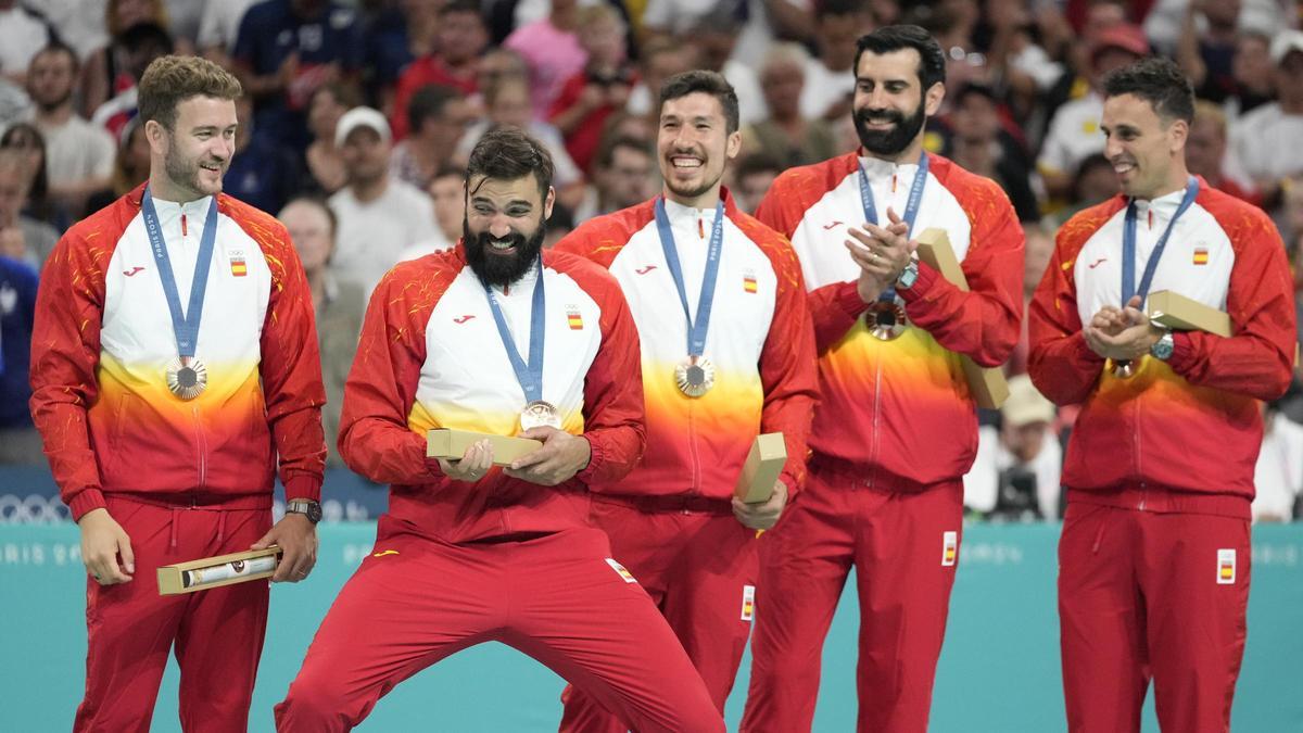 El balonmano español se cuelga la medalla de bronce en París 2024