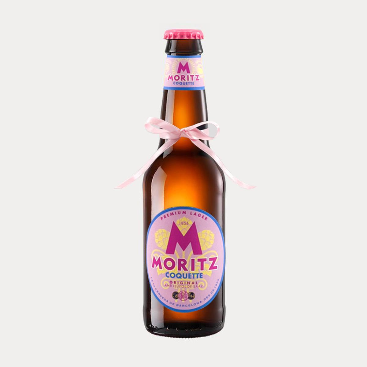 Edición 'coquette' de la cerveza Moritz.