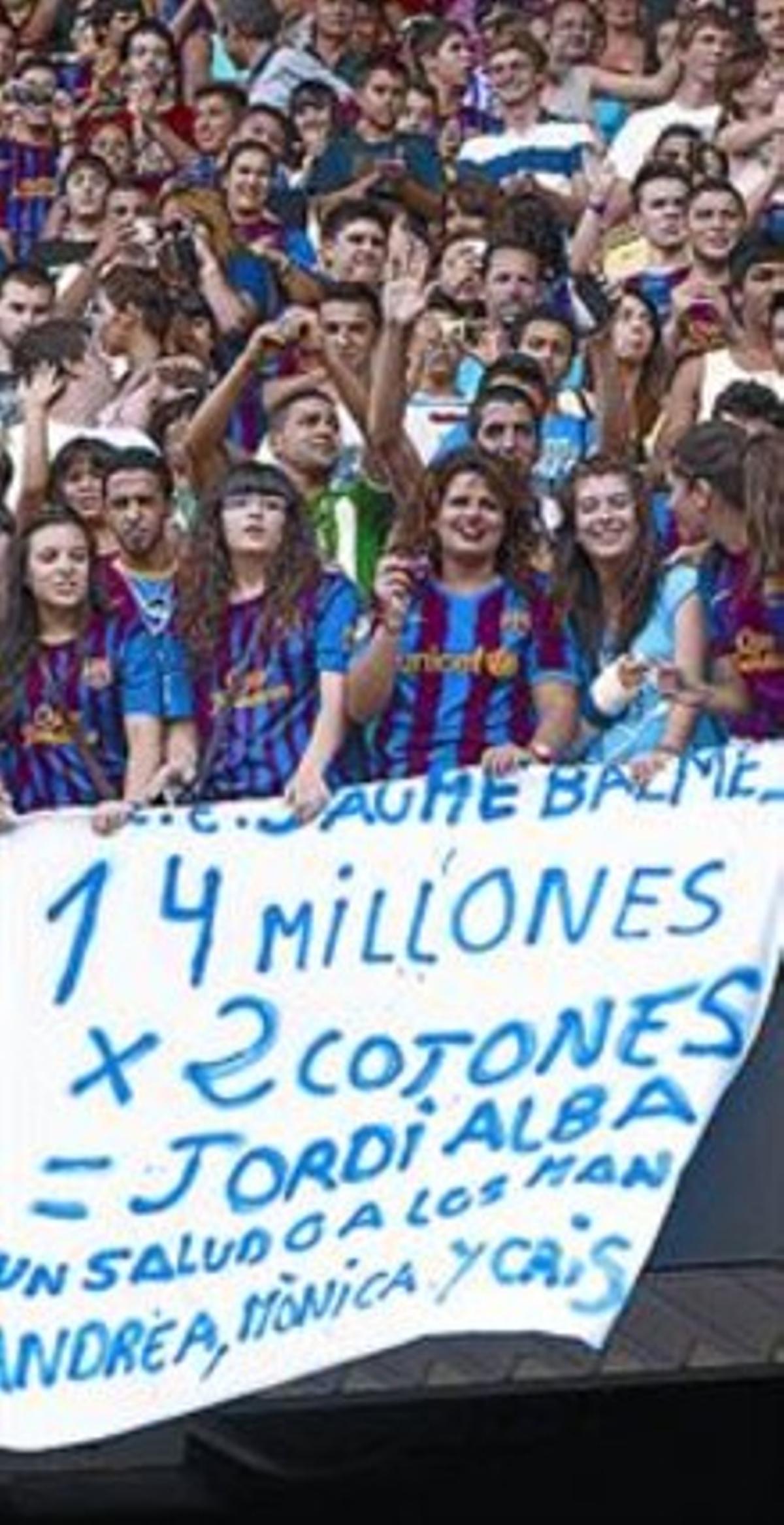 Benvinguda de l’afició, ahir. Benvinguda de l’afició, ahir.