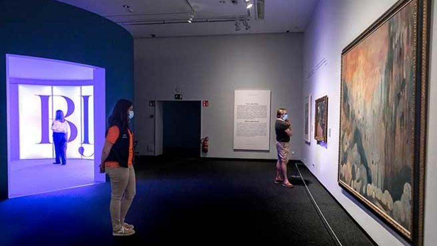 CaixaForum recibió ayer a sus primeros visitantes tras el confinamiento