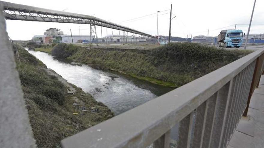 El río Raíces, a su paso por Las Arobias.