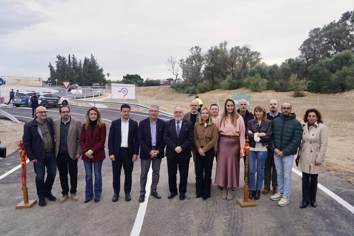 Inauguración del nuevo vial de acceso de Alhaurín de la Torre a la hiperronda