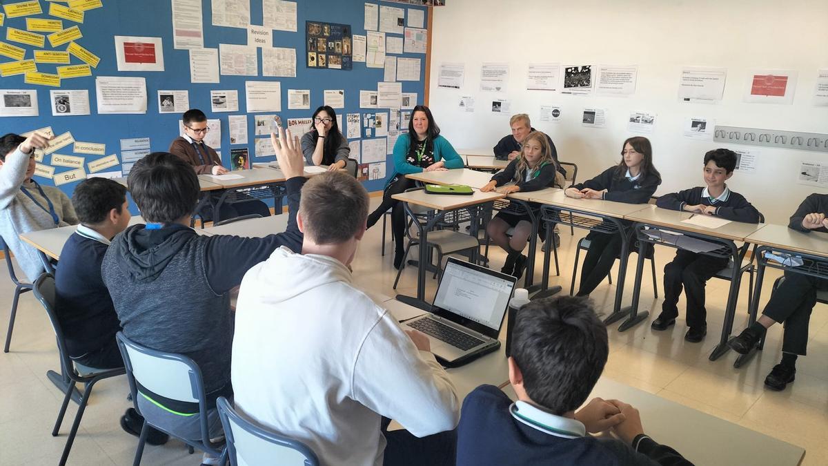 Un aula del Colegio Elis Villamartín