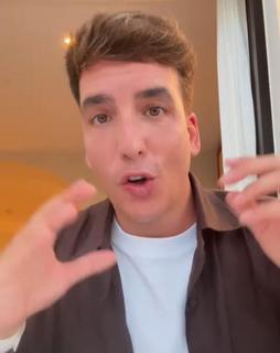 Captura de pantalla del vídeo que compartió en redes