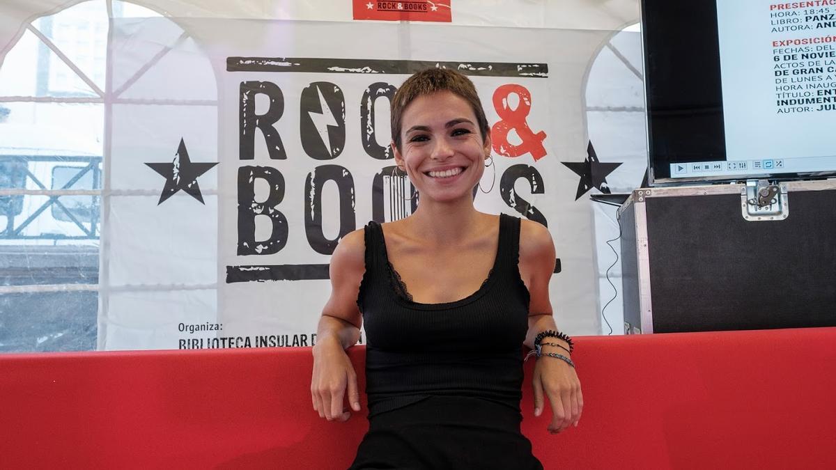 Andrea Abreuu en el Festival Rock&amp;Books de 2020.