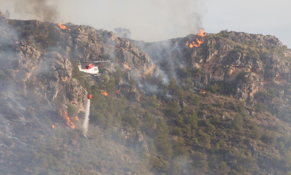 Incendio en la Sierra del Molino