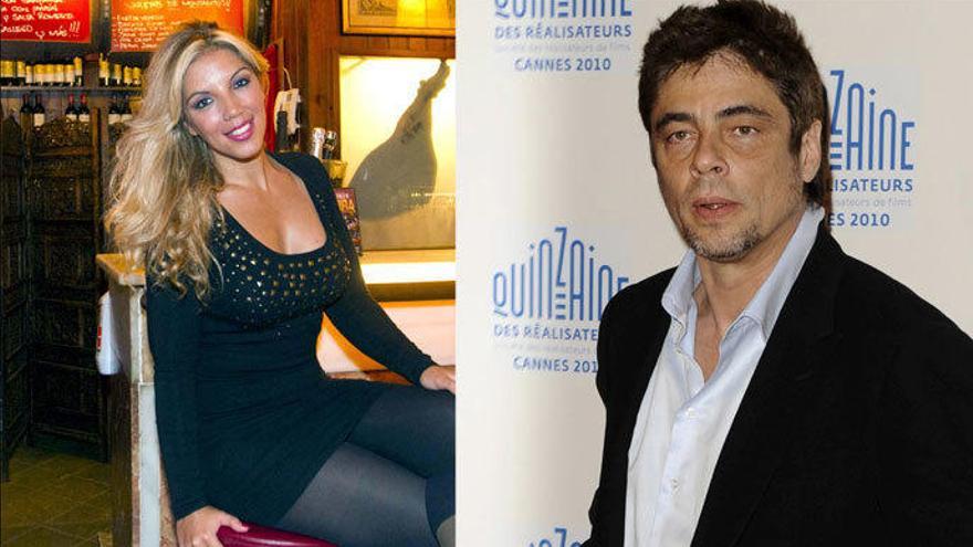 Benicio del Toro y Rebeca son primos.