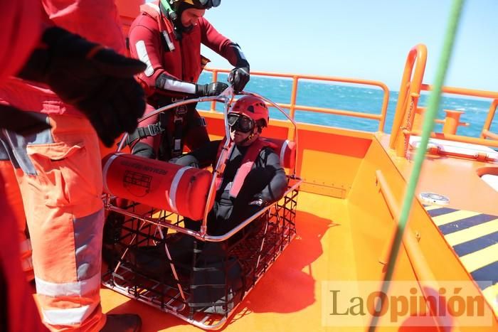 Simulacro de Salvamento Marítimo en Cartagena