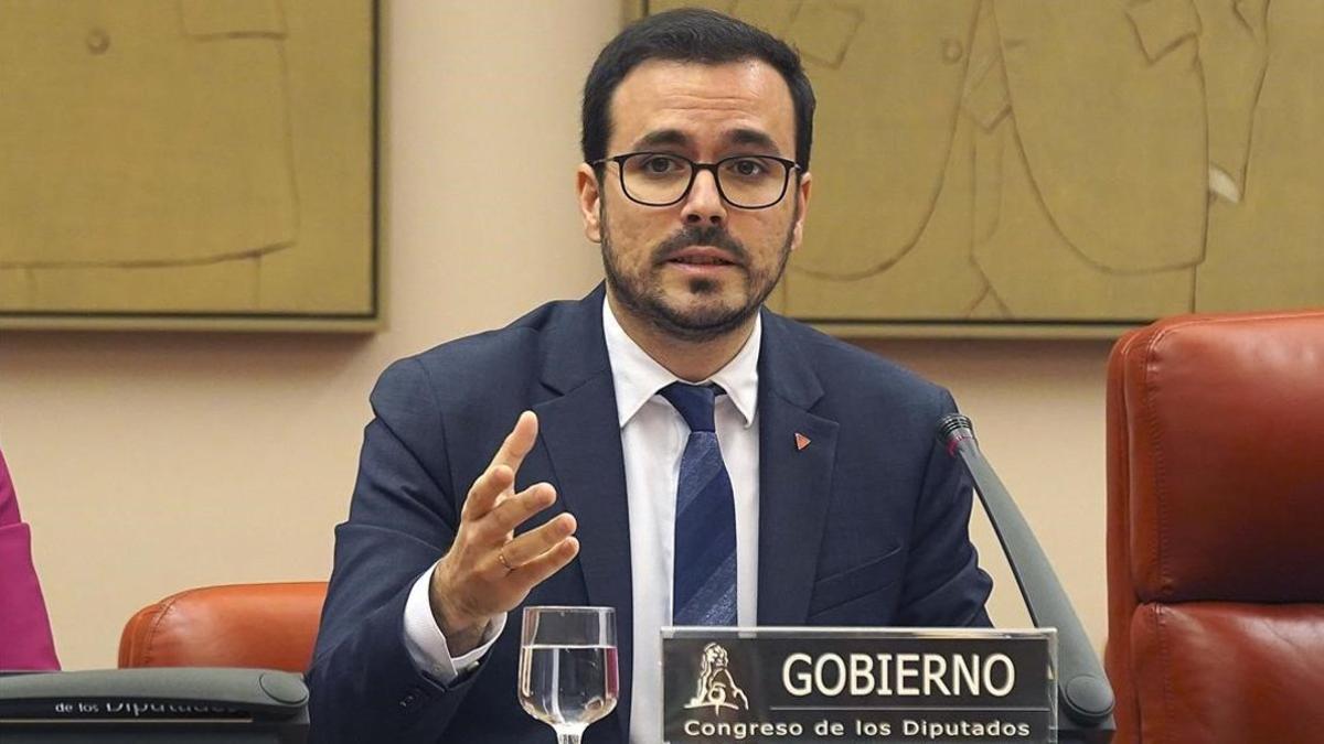 Alberto Garzón, líder de IU y ministro de Consumo.