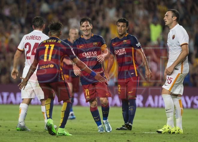 Trofeo Joan Gamper FCBarcelona  3-  AC Roma 0