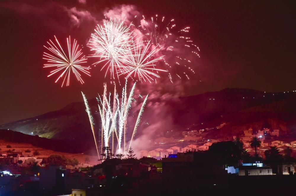 Fuegos artificiales. Fiestas de San Lorenzo