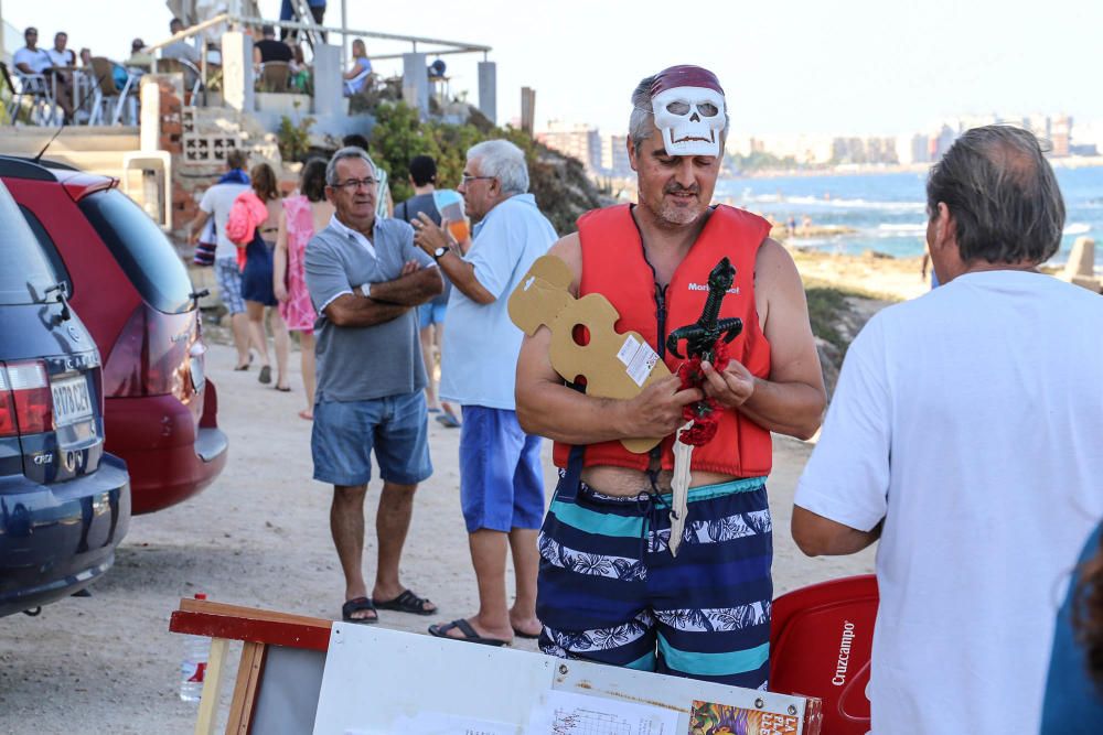 Protesta contra el muro de Ferrís en Torrevieja