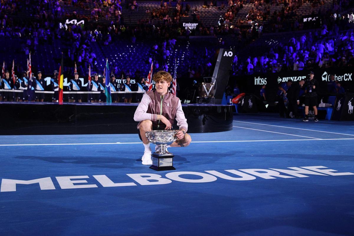 Jannik Sinner derrotar a Daniil Medvedev en la final del Abierto de Australia