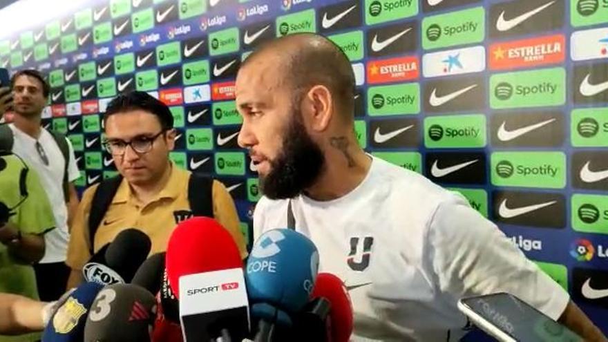 El sutil 'reproche' de Dani Alves al Barça tras su salida