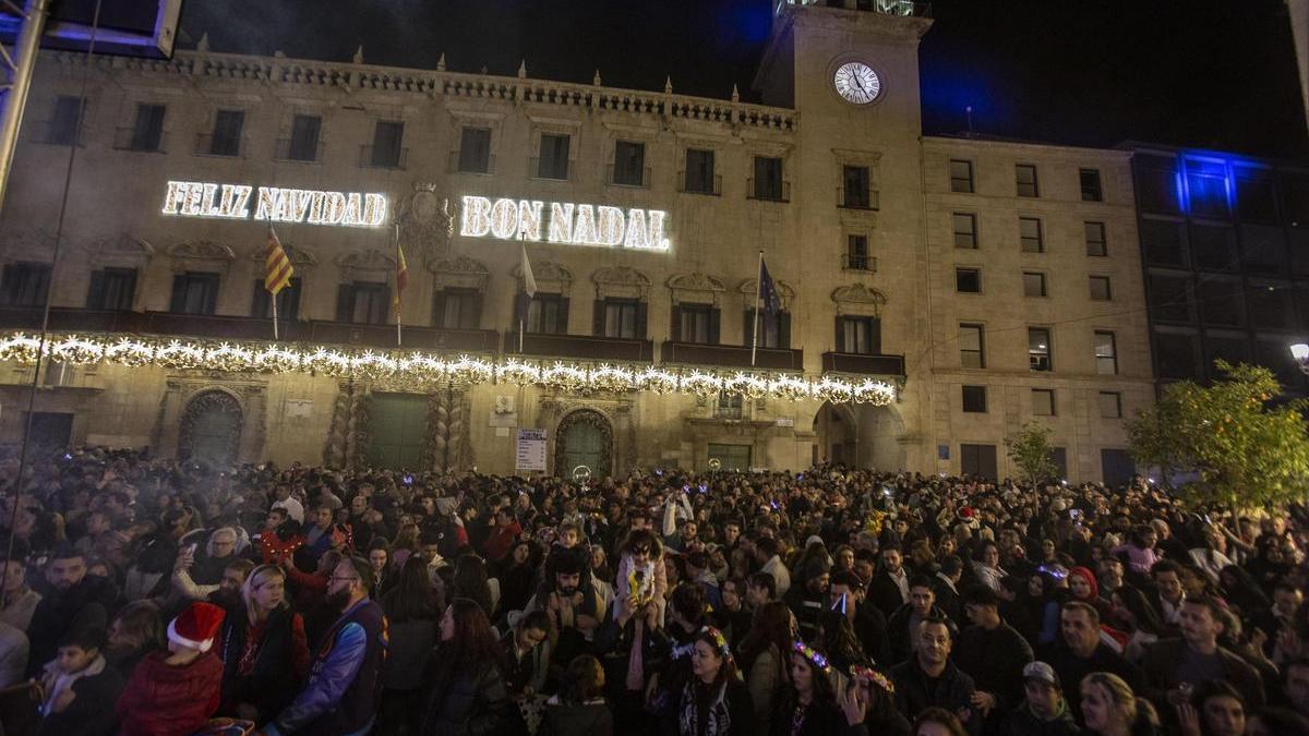 Una Nochevieja en el Ayuntamiento de Alicante