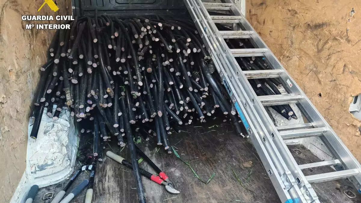 Cae un grupo criminal dedicado al robo de cable de cobre en A Coruña
