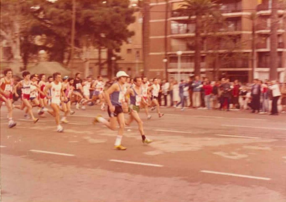 Imagen del primer maratón de Valencia