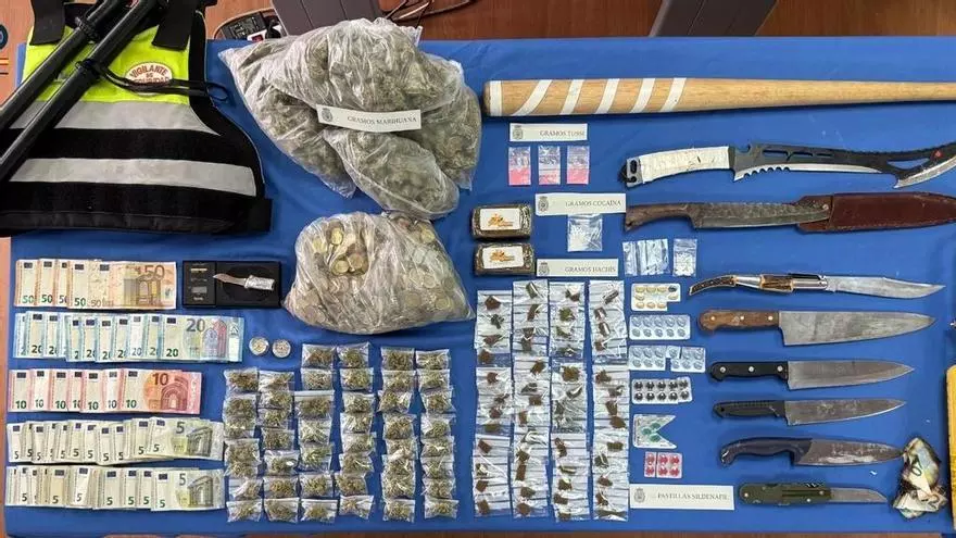 La Policía desmantela un punto de venta de drogas en Son Gotleu