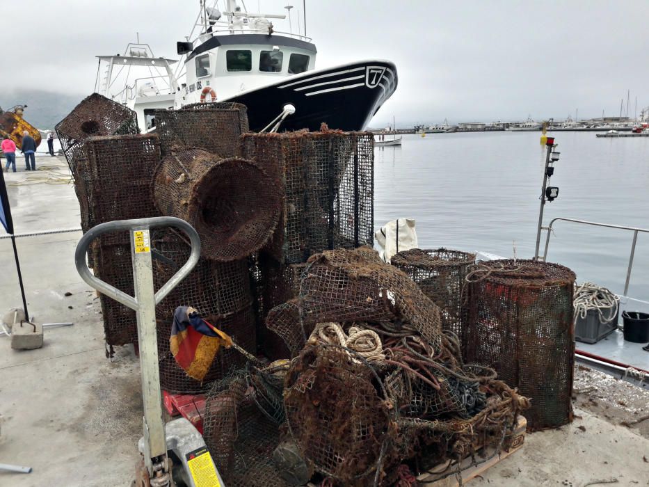 Retirada estris de pesca el Port de la Selva