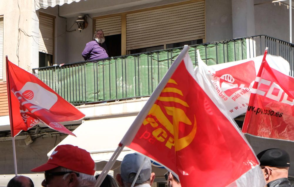 La manifestación del Primero de Mayo saca a la calle a 3.000 personas en Elche