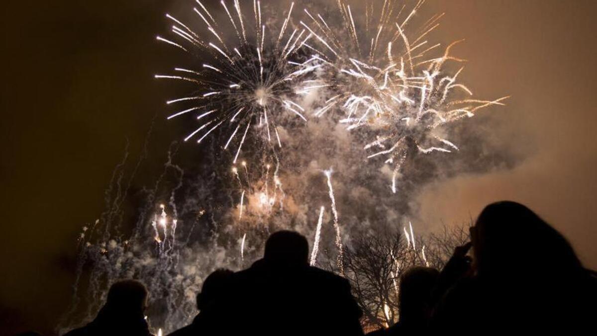 El castillo que se disparará en València este domingo para celebrar San Vicente.