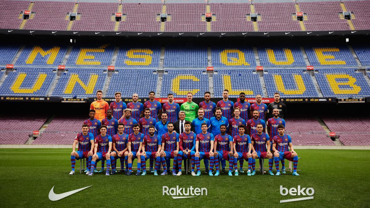 La foto oficial del FC Barcelona 2021-22