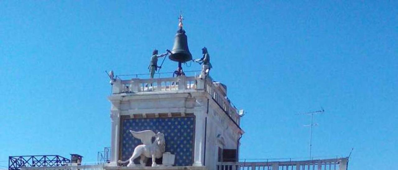 Montserrat Sanmartín en Venecia, a donde fue tras sacar plaza. // FDV