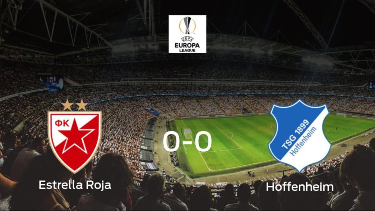 El Estrella Roja de Belgrado y el Hoffenheim se reparten los puntos en un partido sin goles (0-0)