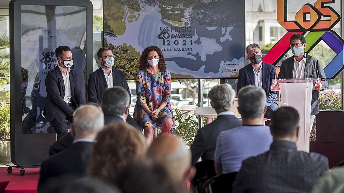 Rafael Ruiz, José Hila, Catalina Cladera, Iago Negueruela y Vicent Argudo.