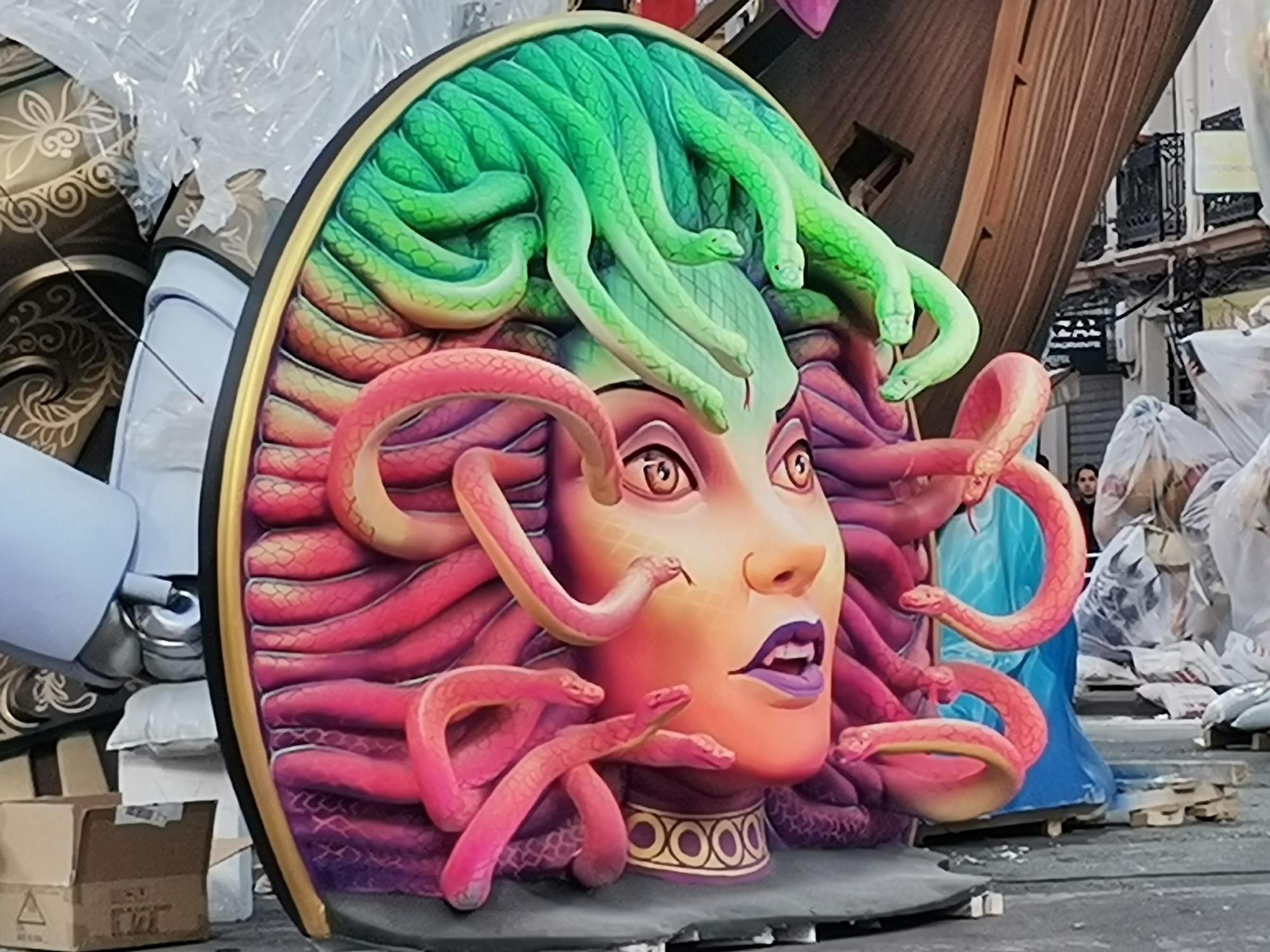 Un cap del monstre femení i mitològic, Medusa