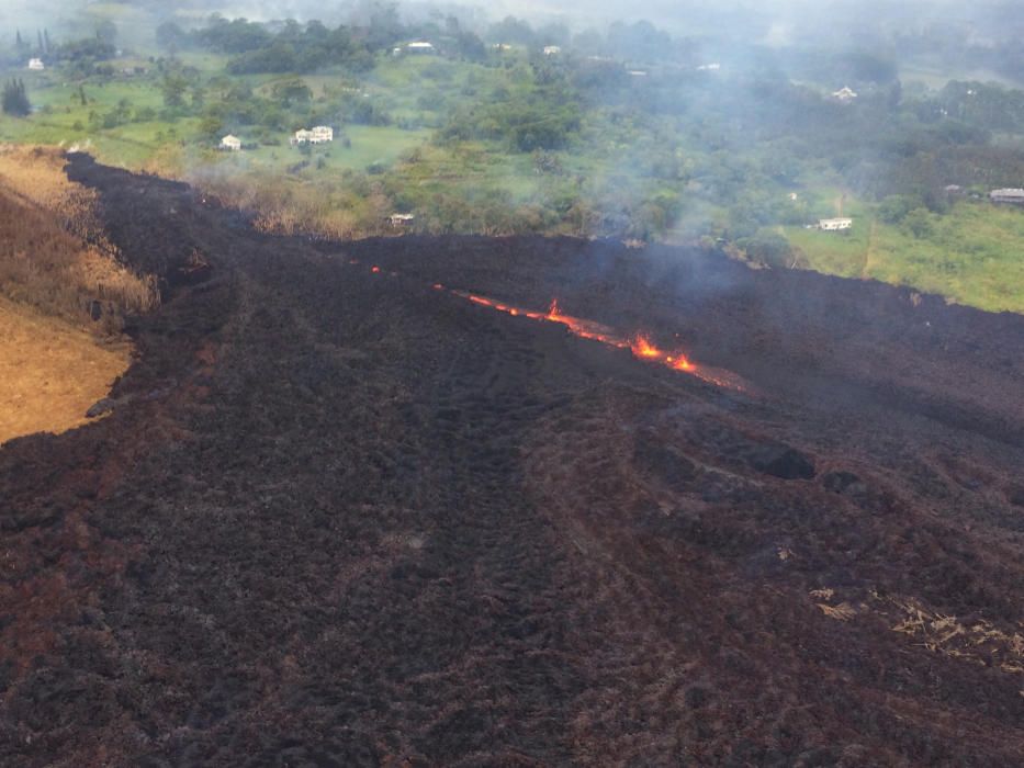 Les erupcions del volcà Kilauea arriben a l'Oceà P