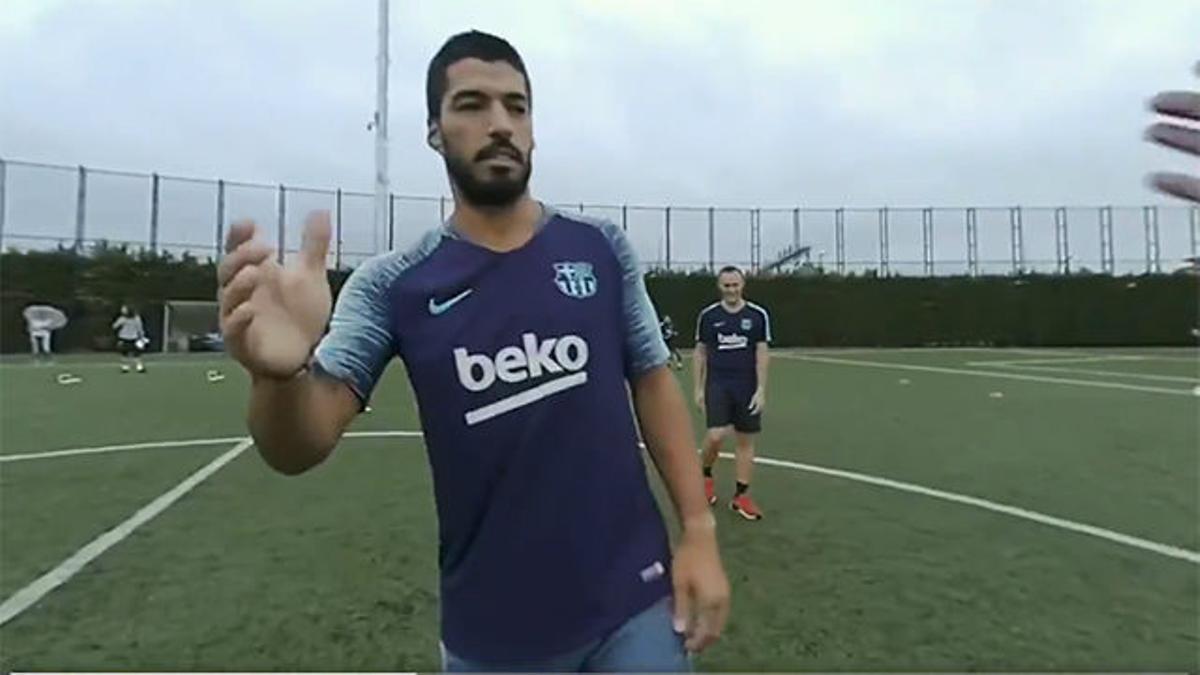 Un entrenamiento de Messi como nunca antes lo habías visto