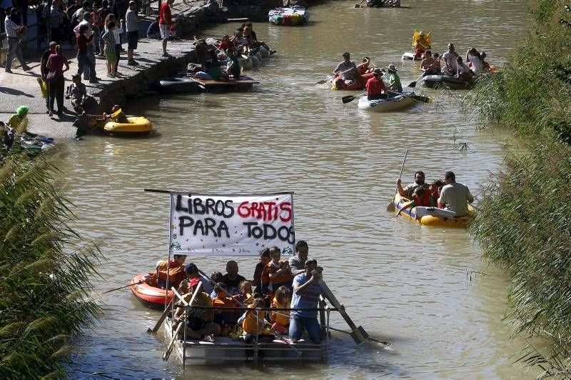 Fotogalería: Bajada reivindicativa por el Canal Imperial