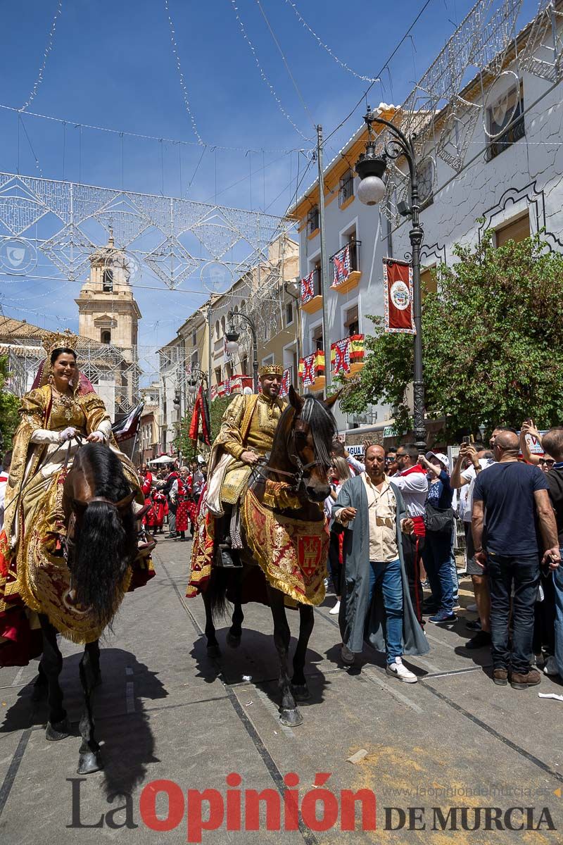 Moros y Cristianos en la mañana del dos de mayo en Caravaca