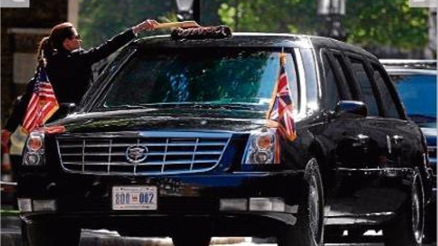 Imatge de &quot;La Bèstia&quot;, l&#039;actual vehicle que utilitza el president dels Estats Units, Barack Obama.