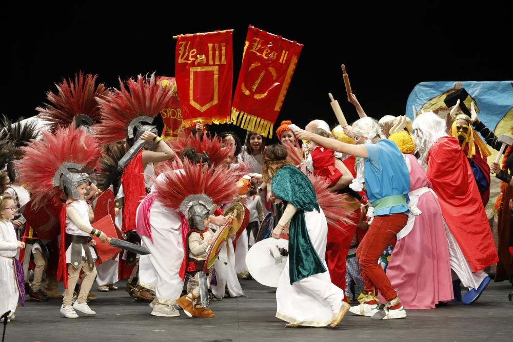 Desfile infantil en el Carnaval de Gijón