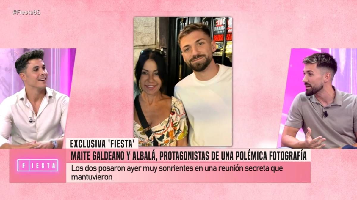 Alejandro Albalá y Kiko Jiménez e el programa 'Fiesta'