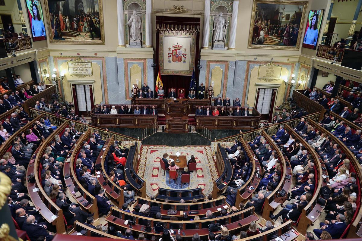 Apertura de la XV legislatura de las Cortes