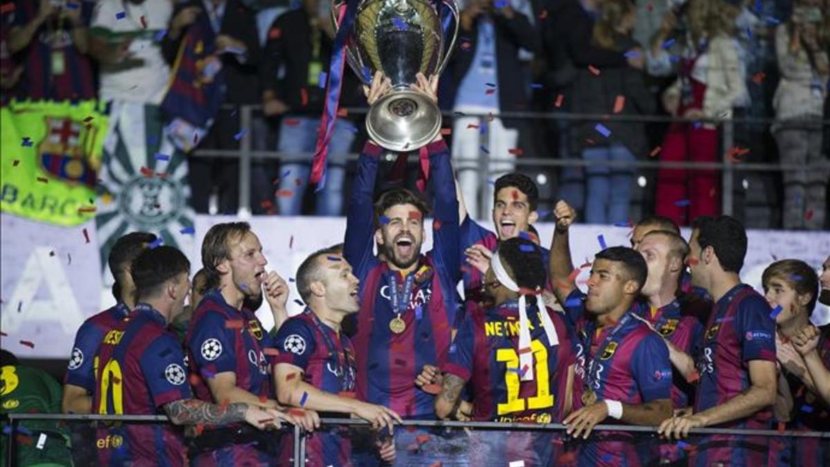 El FC Barcelona levantó su último título de la Champions League en 2015