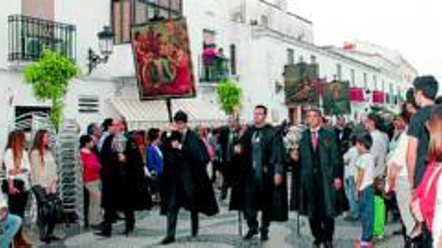 Procesión de Las Banderas, en Olivenza