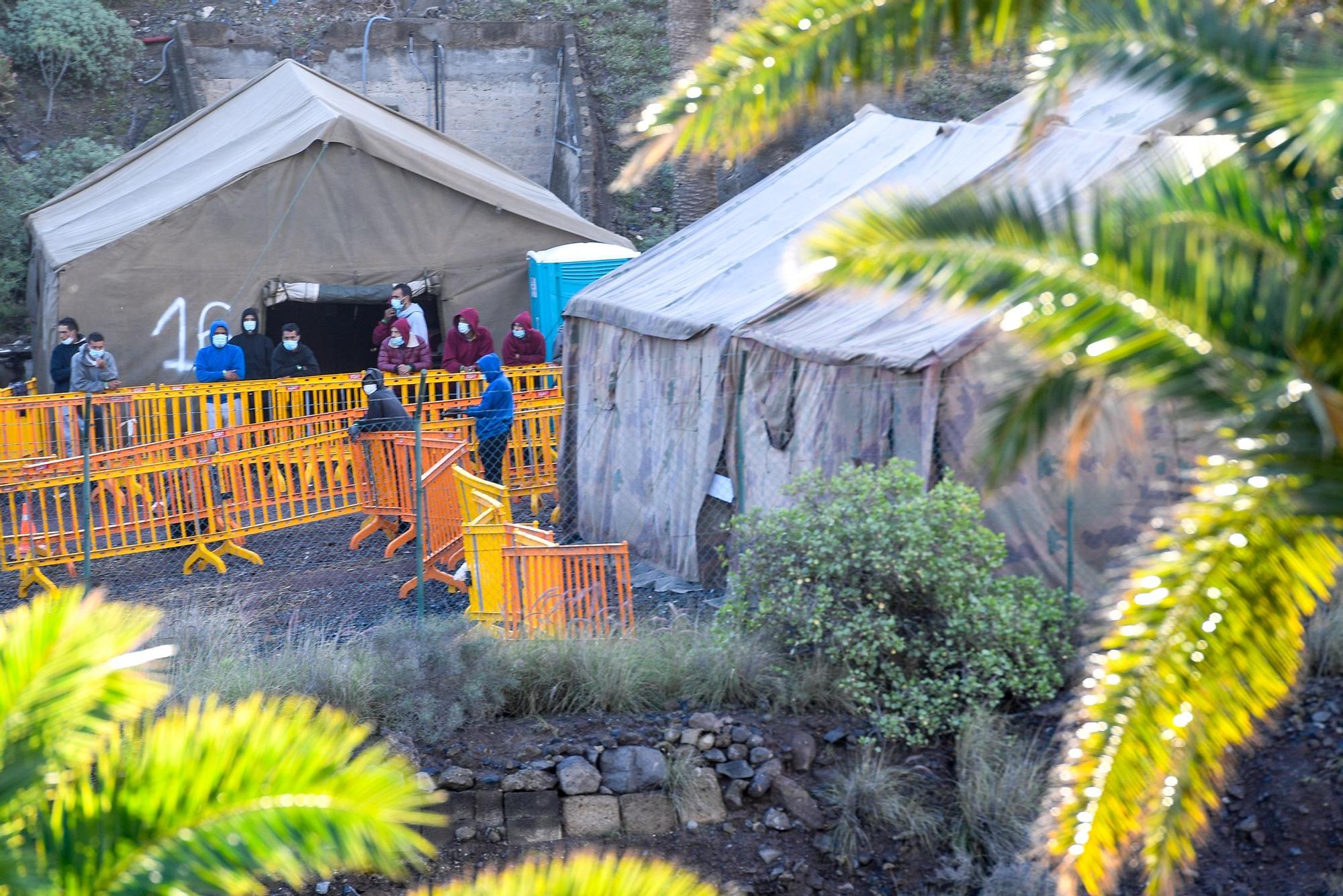 Campamentos de acogida de migrantes en Las Palmas de Gran Canaria