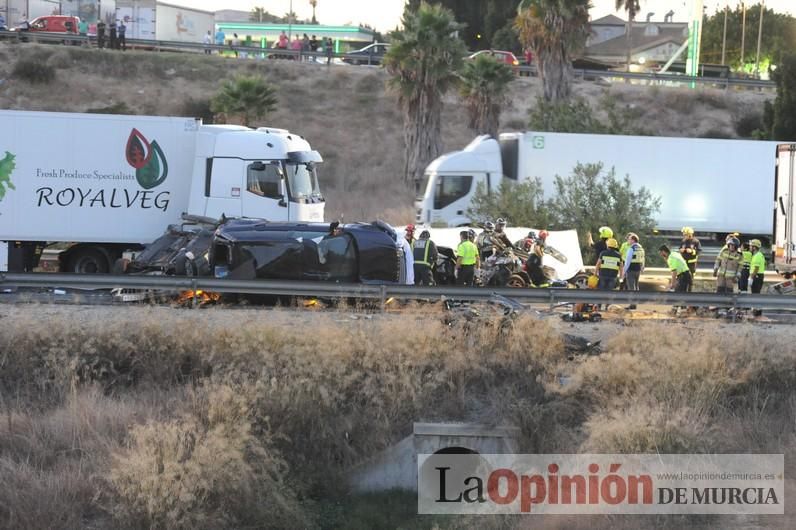 Grave accidente en Sangonera la Seca