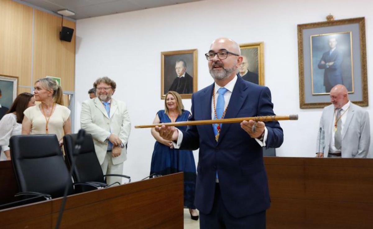 Vicent Roig, ya alcalde de Sant Josep. | J.A.RIERA