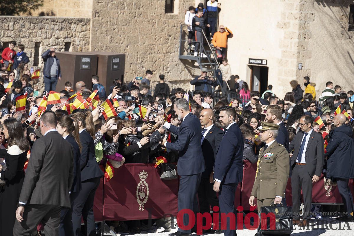 Visita de los reyes de España a Caravaca (explanada de la Basílica)