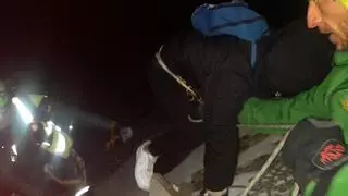 Los diez jóvenes rescatados en el Moncayo iban sin equipo de montaña