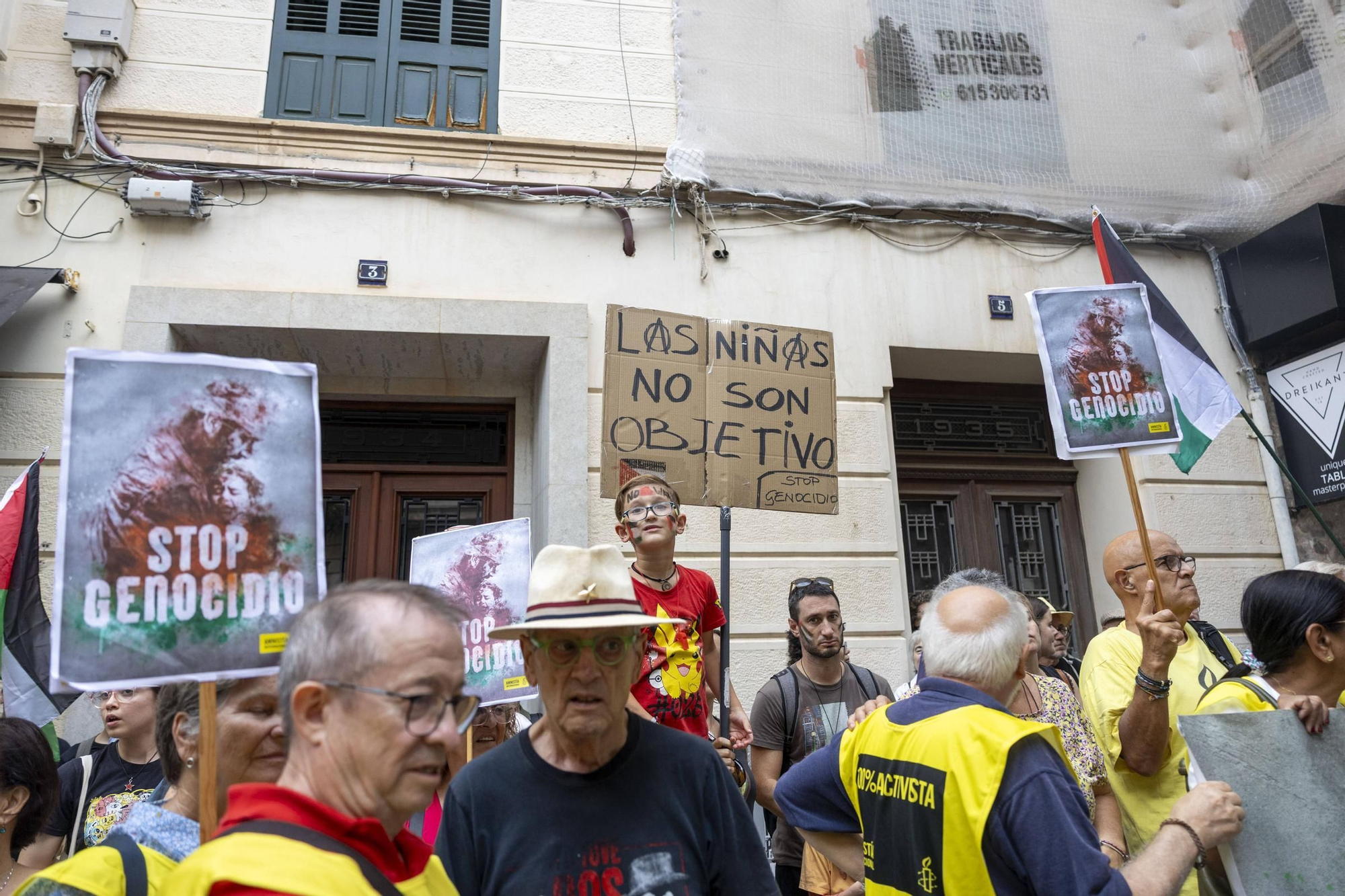 FOTOS | Clamor en Palma para exigir la protección de la flotilla hacia Gaza