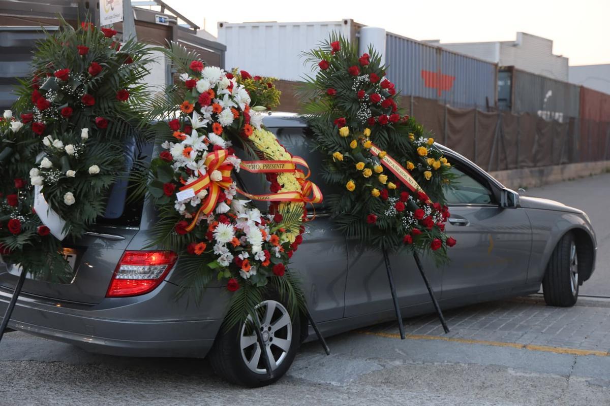 Familiares y amigos despiden a Tejero en Xàtiva